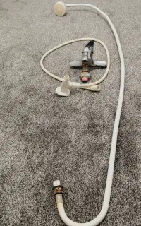 شیر اهرمی حمام همراه با دوش تلفنی