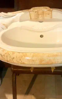 فروش روشویی پایدار گلسار مدل کویین دورطلایی