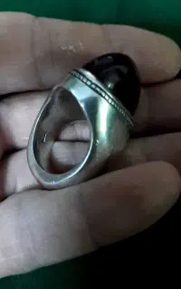 انگشتر نقره عقیق کهنه دست ساز قدیمی مردانه