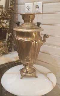 سماور ذغالی روسی برنجی