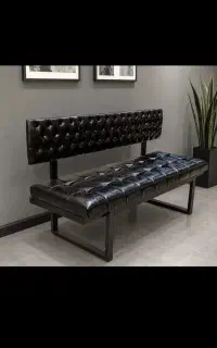 صندلی نشیمن چستر چرم نو