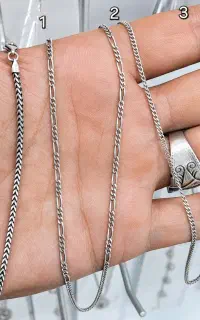 زنجیرگردنبندنقره۹۲۵عیارایتالیامردانه زنانه بی اجرت