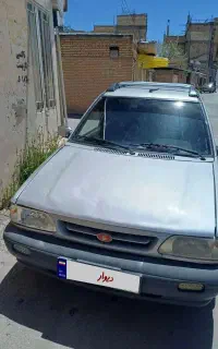 پراید۸۶ نقره ای