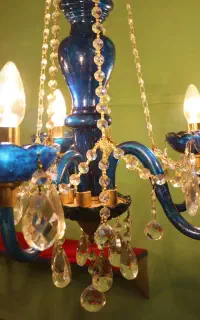 لوستر کریستال کلاسیک و زیبا