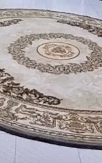 فرش گرد ماشینی نه متری