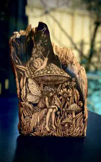 آموزش هنر سوخته نگاری چوب چرم ساز نی دوره مجازی