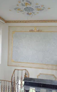 نقاشی ساختمان اقساطی ومتری چهل دو  خرده کار گچ