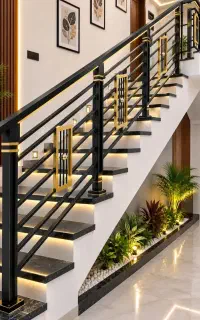 پارکینگ سربندی حفاظ ونرده با رنگ نصب وقیمت مناسب