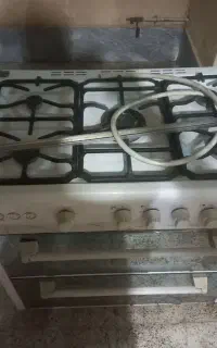 اجاق گاز سگال ۵ شلعه سالم تمیز طرح فر