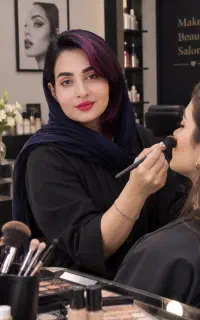 مدل میکاپ در صورت حرفه ای بودن با آفیش