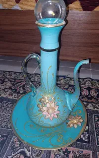 پارچ و زیر پارچی کلکسیونی شیشه ای