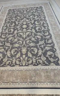 فرش ۹ متری طرح افشان گل برجسته