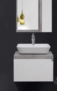 ست آینه و باکس کابینت و روشویی آینه و باکس