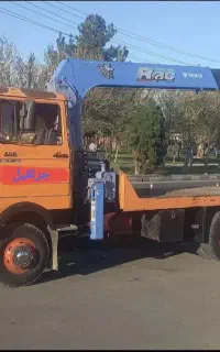 کلیه خدمات جرثقیل خاور کفی ۳تن بصورت شبانه روزی