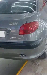 پژو 206 sd دوگانه کارخانه