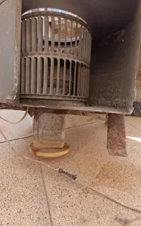 حلزونی و دینام و پره و پوسته کولر دستی ارج