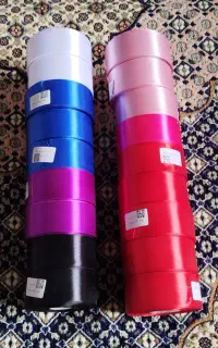 وسایل گل روبان کاغذ چسب