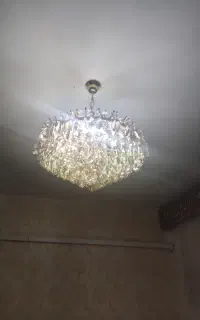 لوستر برنجی طرح شامپاین