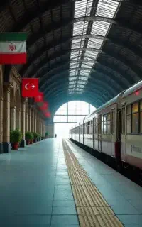 قطار تهران به وان و برعکس