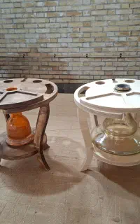 میز قلیان چوبی خاص .مناسب دورهمی‌های خانوادگی