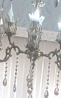 دو عدد لوستر برنز