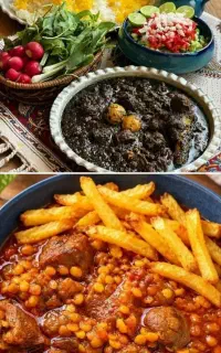 غذای خانگی بابرنج ایرانی معطر