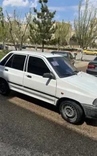 پراید مدل ۸۶ بی رنگ شاسی پلمپ