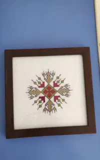 قاب سوزن دوزی ابریشم کار دست بلوچ