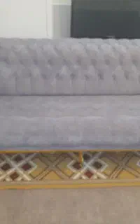 فروش ۲ دست مبل طوسی و بنفش