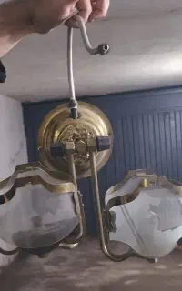 روشنایی گازی دو شعله سالم