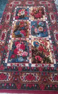 قالی دست بافت خشت شیدا