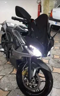 ار اس ۲۰۰ خشک تازه اببندی شده ۲ هزار  تا کار