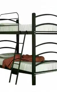 تخت دوطبقه فلزی باتشک