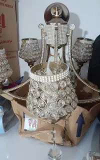 لوستر ۷شعله همراه لامپ