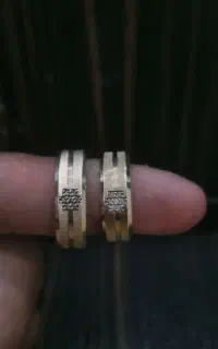 ست حلقه طلا ۱۸ عیار ست