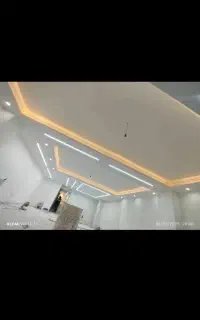 اجرای کناف و سقف کاذب و نور پردازی و طرح لاین نوری