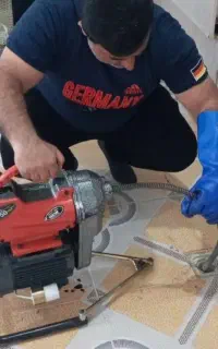 گرفتگی فاضلاب بادستگاه برقی