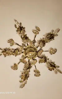 لوستر پنج شاخه دوبل