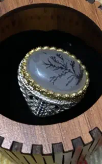 انگشتر نقره شجر قائن