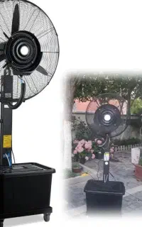 پنکه ایستاده مهپاش صنعتی مه پاش۶۵ ۷۵ دیواری یاکوزا