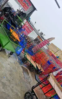 (گاری خشکبار )چهار چرخ دستی حمل باربرمخصوص خشک بار