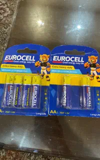 باطری قلمی مارک EUROCELL همراه استند