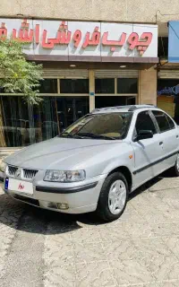سمند مدل ۸۴ سالم موتور سفر شده دوگانه CNG