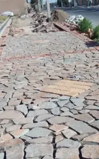 سنگ فرش سنگ جدول