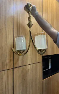 سرویس کامل لوستر دو شاخه ، تک شاخه و دیوارکوب