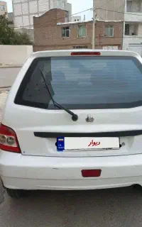 پراید۱۱۱سفید مدل ۹۶