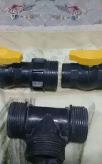 تعدادی لوله واتصالات باغی نصف قیمت
