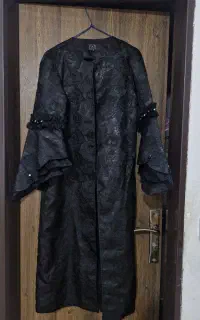 مانتو بلند ژاکارد