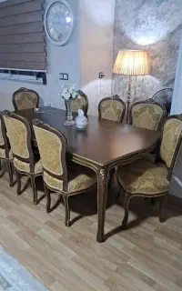 میز نهار خوری مدل سلطنتی ۸ نفره