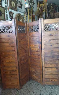 پاراوان تمام چوب سنتی سنگین.پارتیشن